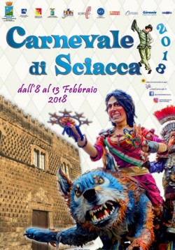 Locandina Carnevale di Sciacca 2018